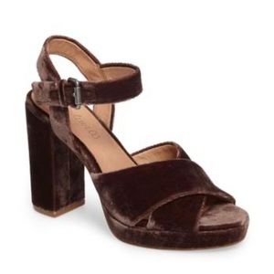NWOT Madewell Vanessa Block Heel Sandal Wild Boar